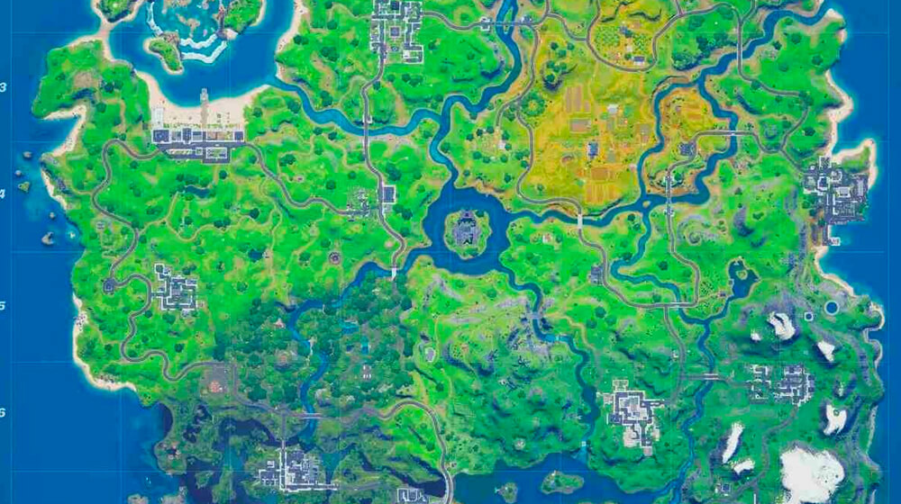 Fortnite Drop Spot Map